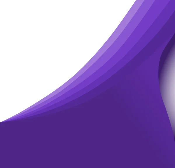 Astratto onda viola isolato su uno sfondo bianco — Foto Stock