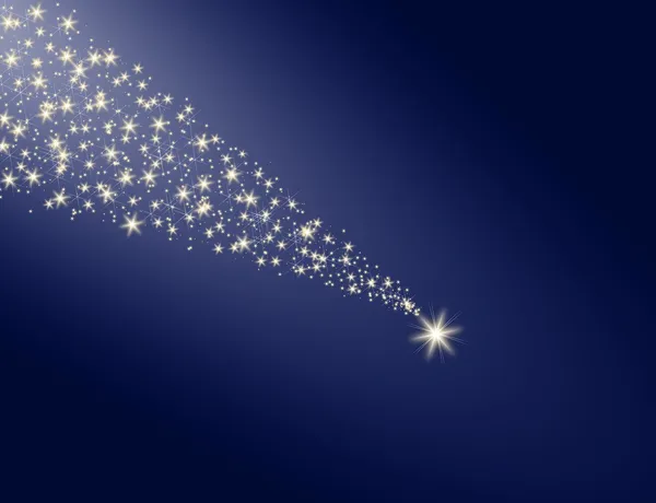 Estrela cadente — Fotografia de Stock
