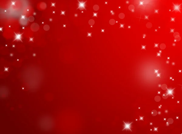 Red Valentine background with stars with text space — Stock Photo, Image