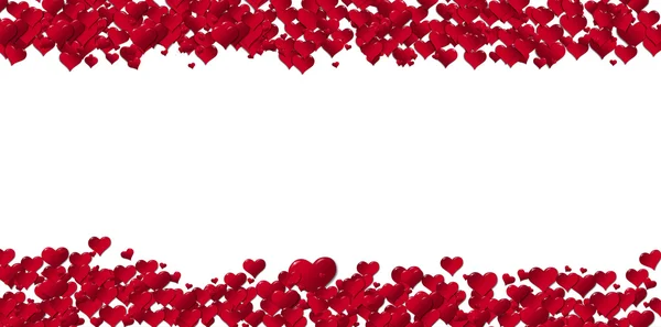 Banner de corazones para las fiestas — Foto de Stock
