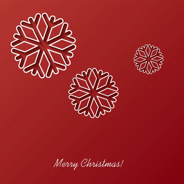 Christmas card vector illustration — Stock Vector