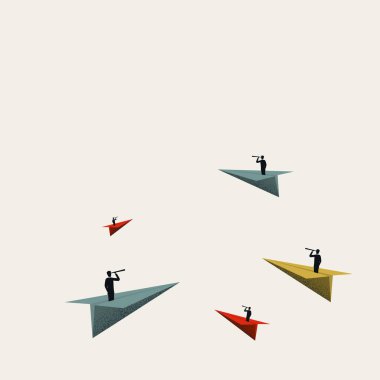 İş ortaklığı arama vektörü konsepti. İşbirliği, işbirliği, ortak girişim sembolü. En düşük tasarım eps10 illüstrasyon