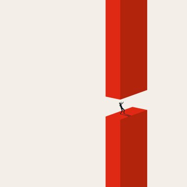 Basınç vektörü konsepti altında iş. Stres sembolü, sıkı çalışma, mücadele ve teslim tarihi. En düşük tasarım eps10 illüstrasyon.