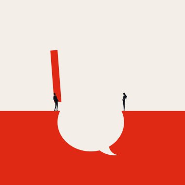 Köprü inşa etmek, iş vektörü konsepti. İşbirliği sembolü, iletişim. En düşük tasarım eps10 illüstrasyon.