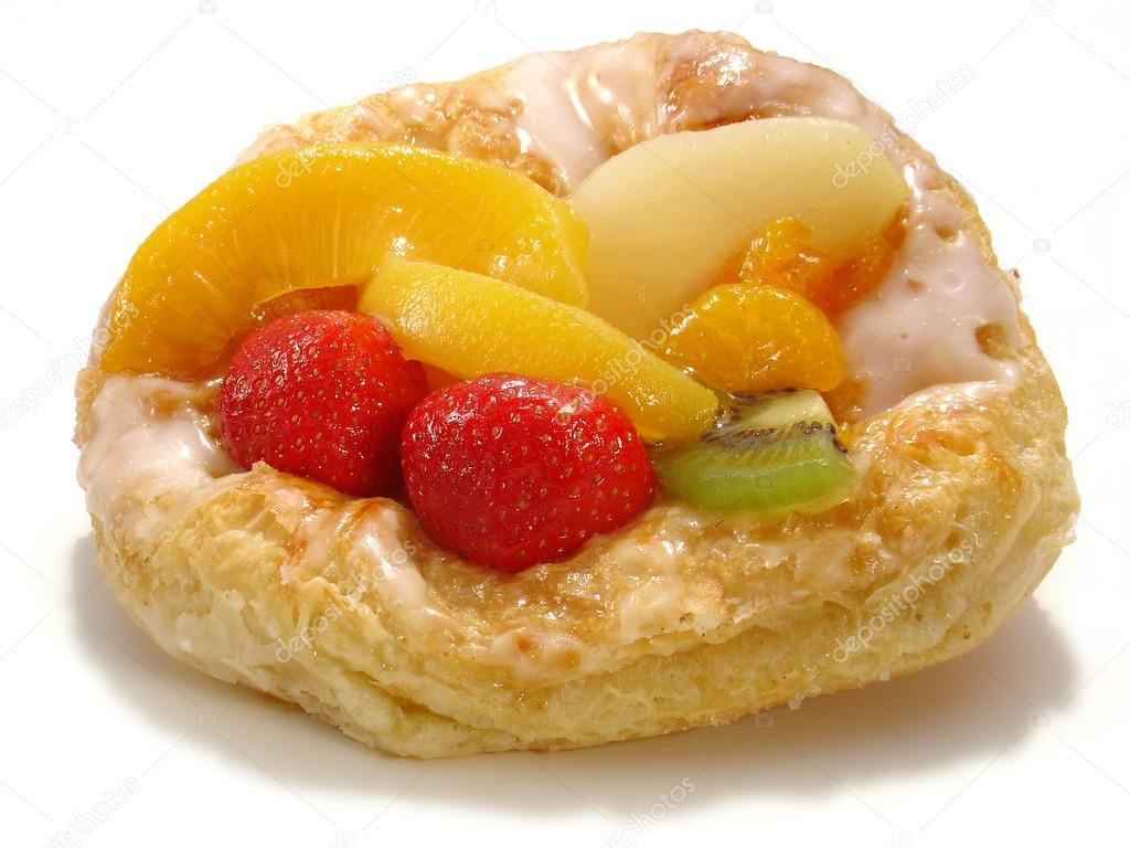 Puff pastry with fruit