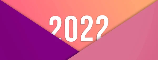 Farbtrends 2022 Farben Des Jahres Bannerdesign Illustration Mode Beruhigende Korallen — Stockfoto