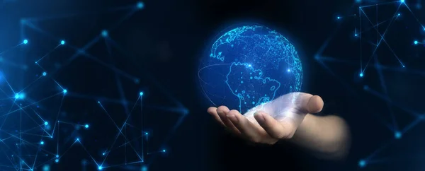 Metastazla el ele. İnternet dijital dönüşümü, yeni nesil teknoloji çağı, sanal gerçeklik, sosyal medya platformu. İş arka planı çift pozlama 