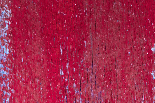 Fondo Legno Rosso Vecchia Tavola Legno Intemperie Dipinta Rosso Vintage — Foto Stock