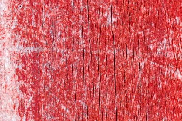 Pintura Envejecida Color Rojo Sobre Tabla Madera Alta Textura Detallada — Foto de Stock