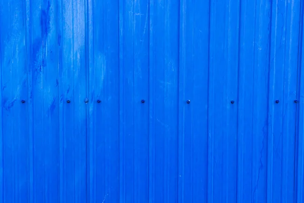 Blaues Stahlblech Mit Nieten Struktur Hoher Detaillierter Hintergrund — Stockfoto