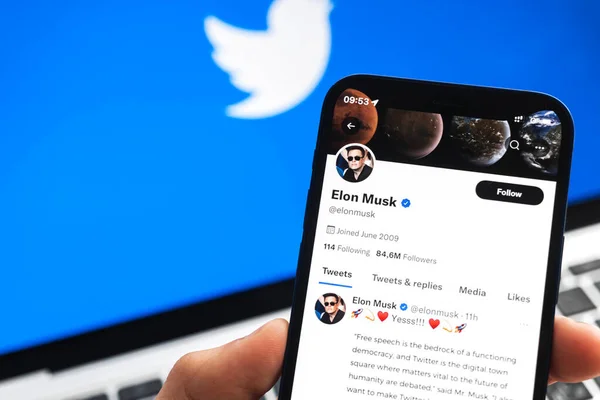 Elon Musk Twitter 'ı, logo fotoğraflı iş geçmişini satın aldı