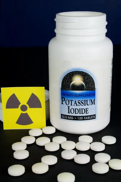 Potassium Iodide Pills — Stock Photo, Image