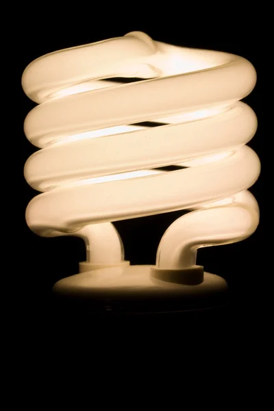 Lampadina fluorescente ad alta efficienza energetica — Foto Stock