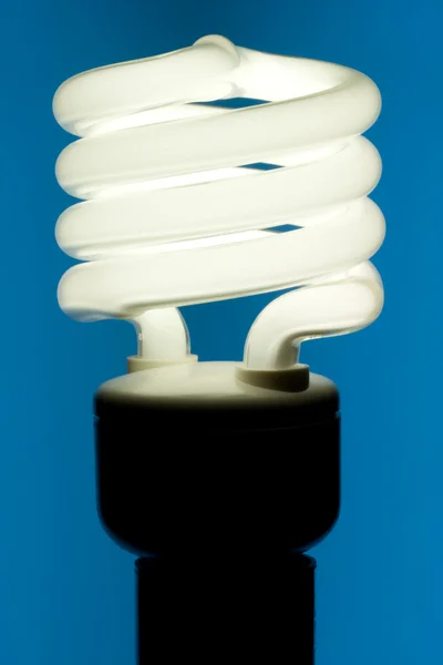 Lampadina fluorescente ad alta efficienza energetica — Foto Stock