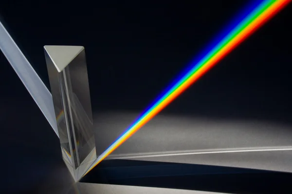 prizma - ışık spektrumu geçen güneş ışığı