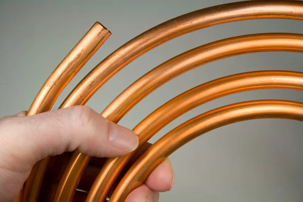 Copper Tubing — Stock Photo, Image