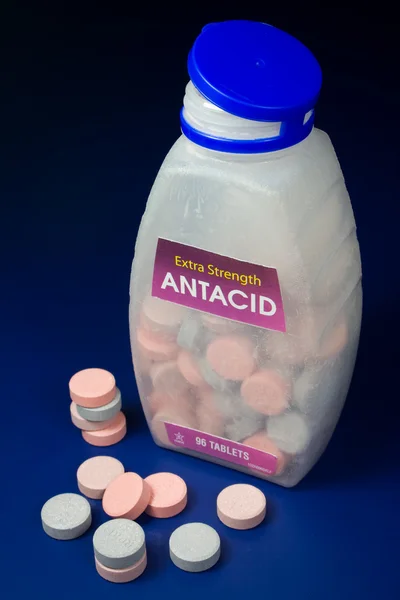 Tabletki Antacid — Zdjęcie stockowe