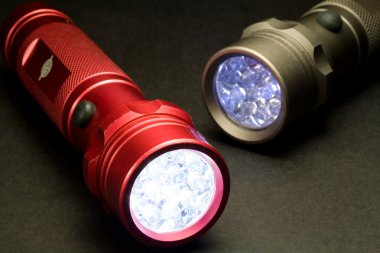 Modern LED Flashlights clipart