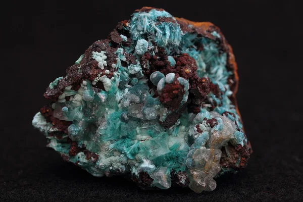 Fluorit (mineral) i matris — Stockfoto
