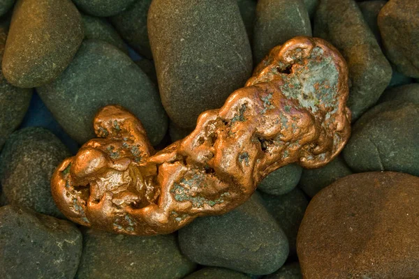 Ounce Michigan Copper Nugget Usa — Stockfoto