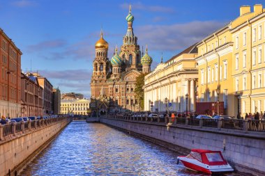 Aziz Petersburg. Rusya: Kanlı Kurtarıcı Kilisesi