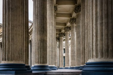 Colonnade of the Kazan Cathedral, St. Petersburg, Russia clipart