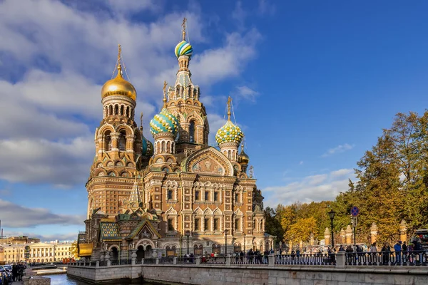 Saint Pétersbourg Russie 2021 Eglise Sauveur Sur Sang — Photo