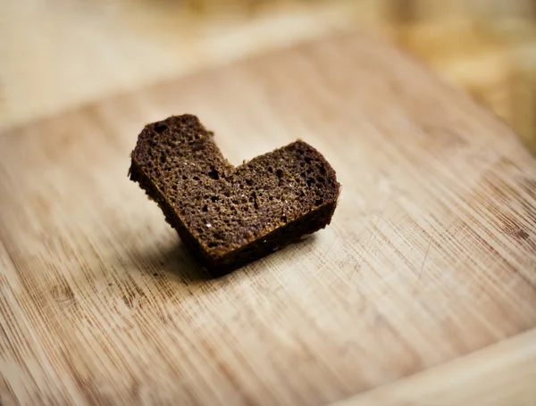 面包的心 — 图库照片
