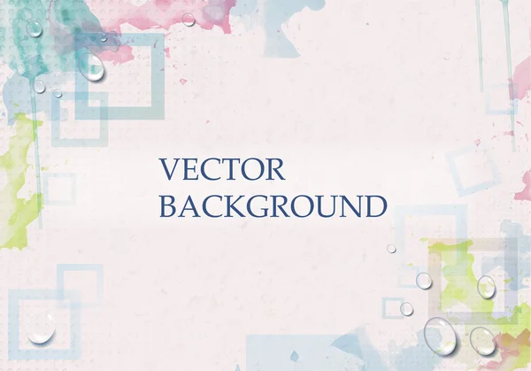 Watercolor background, abstract — Stock Vector