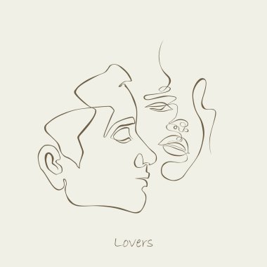 Birkaç yüz. Bir çizgi. Devamlı bir çizgi. Şehvetli aşk