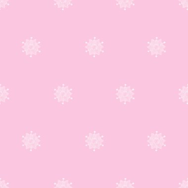 Soyut yıldızsız desen. Etnik mandala deseni