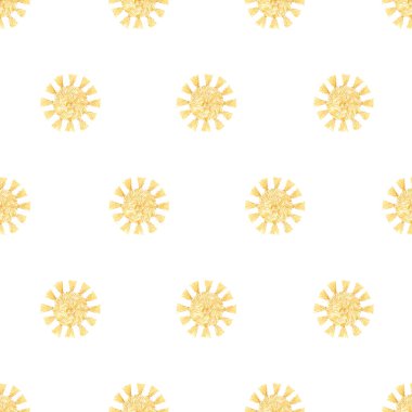 Soyut güneş pürüzsüz desen. El çizimi karalama güneşi