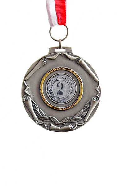 Silver medal — Stock Photo, Image