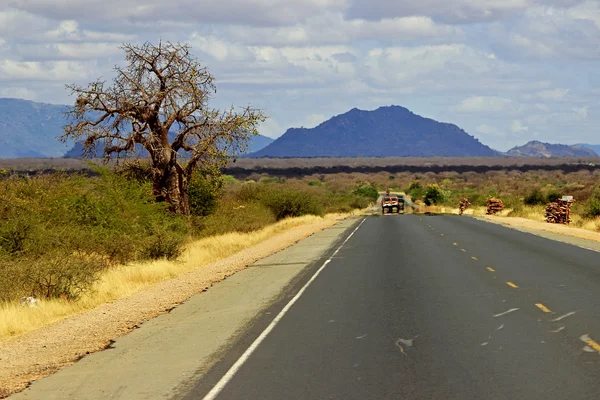 Strada africana — Foto Stock