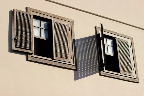 Wooden shutters — Stock Photo, Image