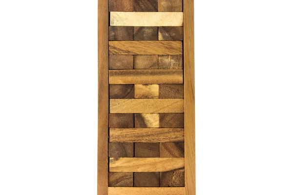 Блокировка деревянной башни — стоковое фото