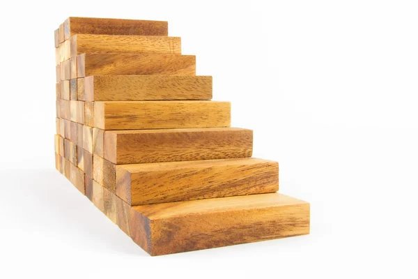 Costruzione di scale in legno — Foto Stock