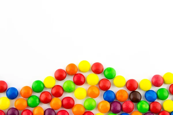 Multicolored candies background — Stock Photo, Image