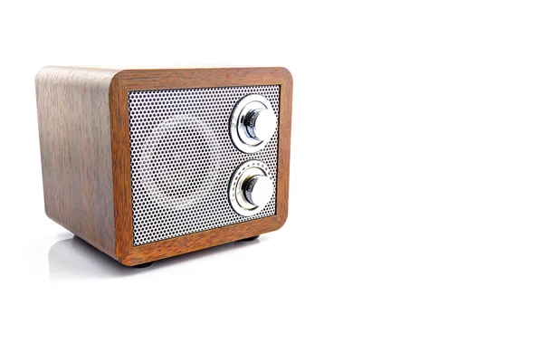 Mini rádio přehrávač ve stylu retro — Stock fotografie