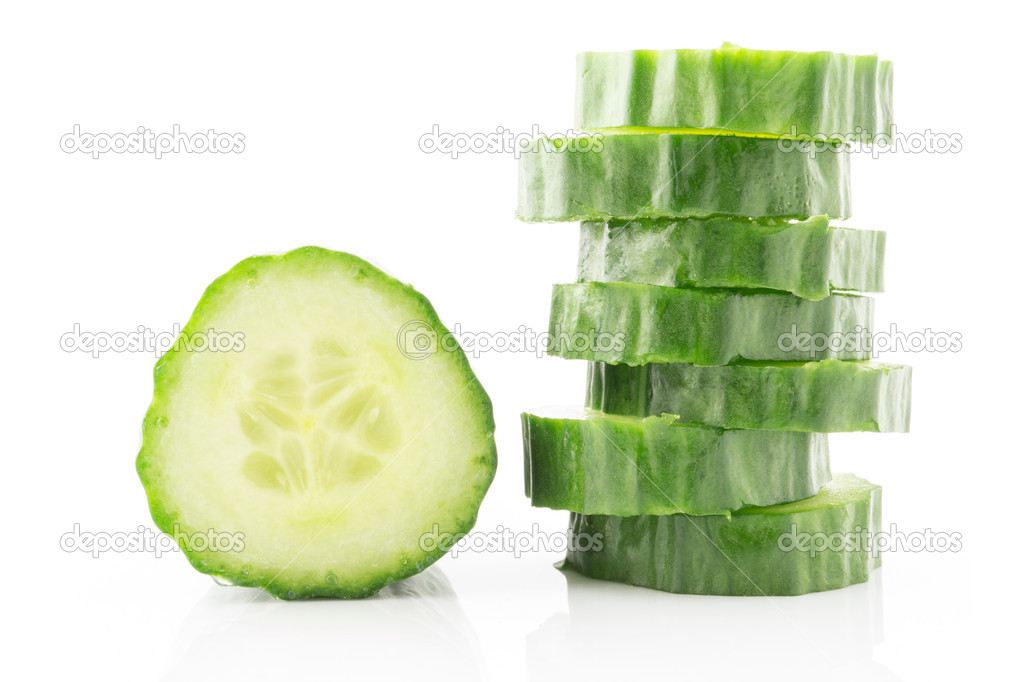 Cucumber Cross Section Stock Photo Image By C Andycandy