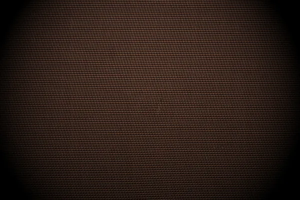 Dark brown checked fabric background — Stock Photo, Image