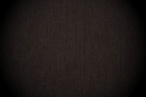 Black seamless canvas background — Stock Photo, Image