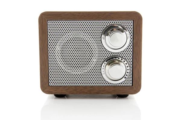 Retro style mini radio player — Stock Photo, Image