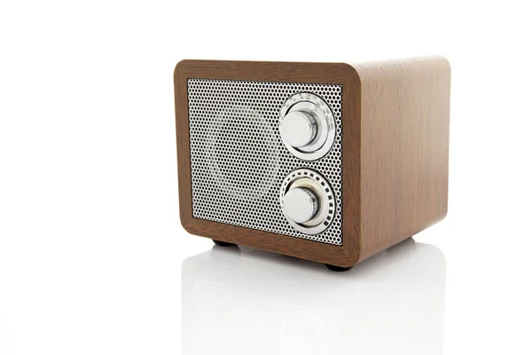 Styl retro mini radio gracz — Zdjęcie stockowe