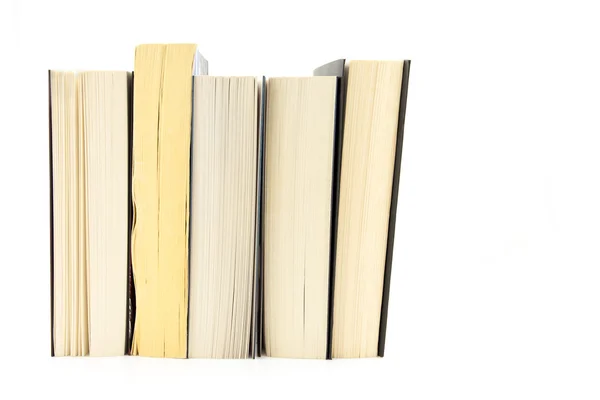 Kilka papierowych książek — Zdjęcie stockowe