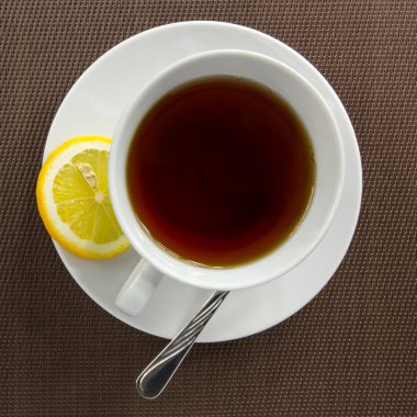 çay Kupası ve dilim limon