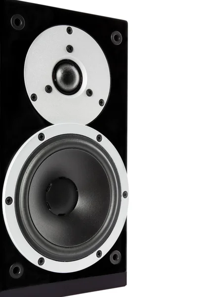 Black music loudspeaker — Stock Photo, Image