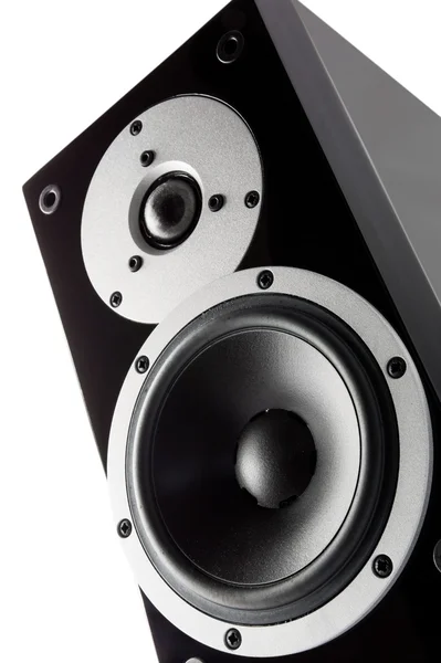 Black music loudspeaker — Stock Photo, Image