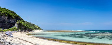Bali adasında ünlü Pantai Pandawa plajı, Endonezya