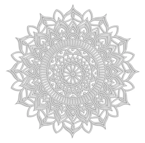 Álomszerű Gradiens Mandala Háttér Vektor Háttér Jóga Meditáció Poszter — Stock Vector